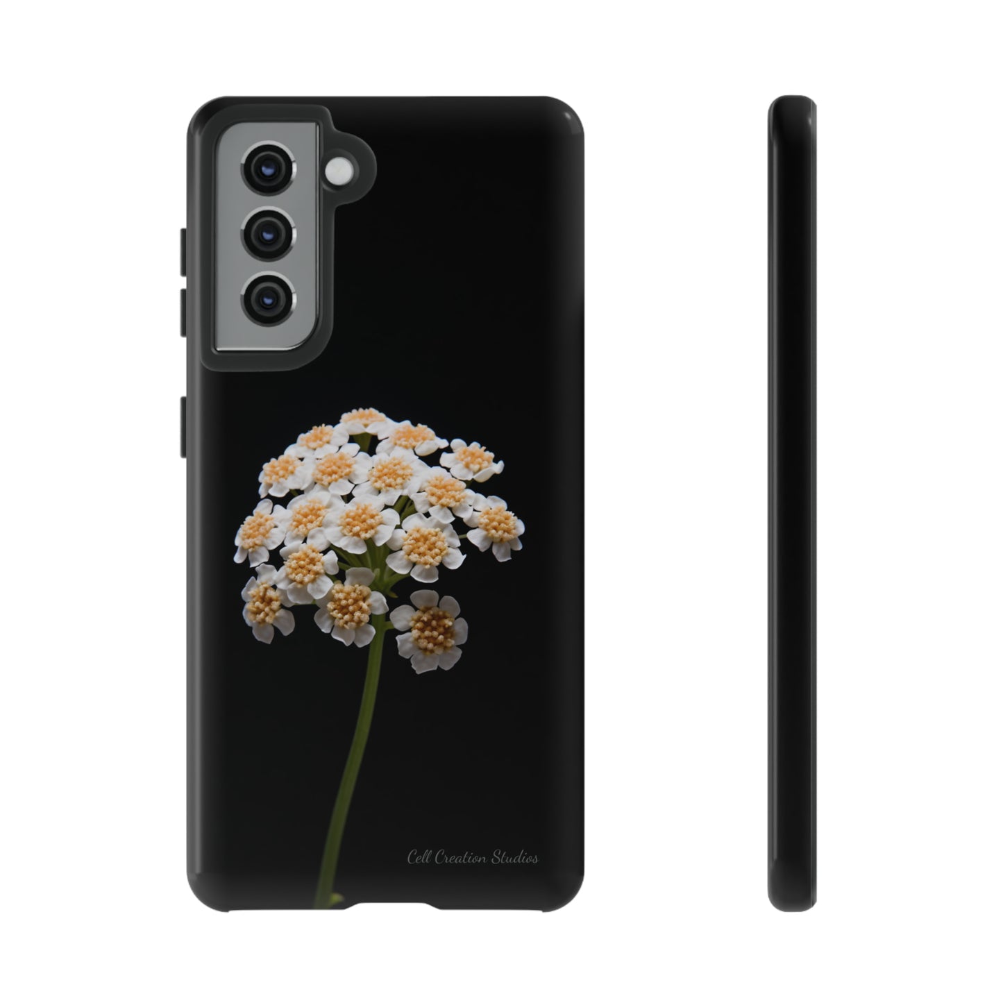 "Elegant Yarrow Bloom" -Tough Samsung Phone Cases