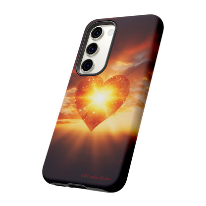 Introducing the "Sunlit Heart" Cell Phone Case – Embrace Love and Radiance -Tough Cases