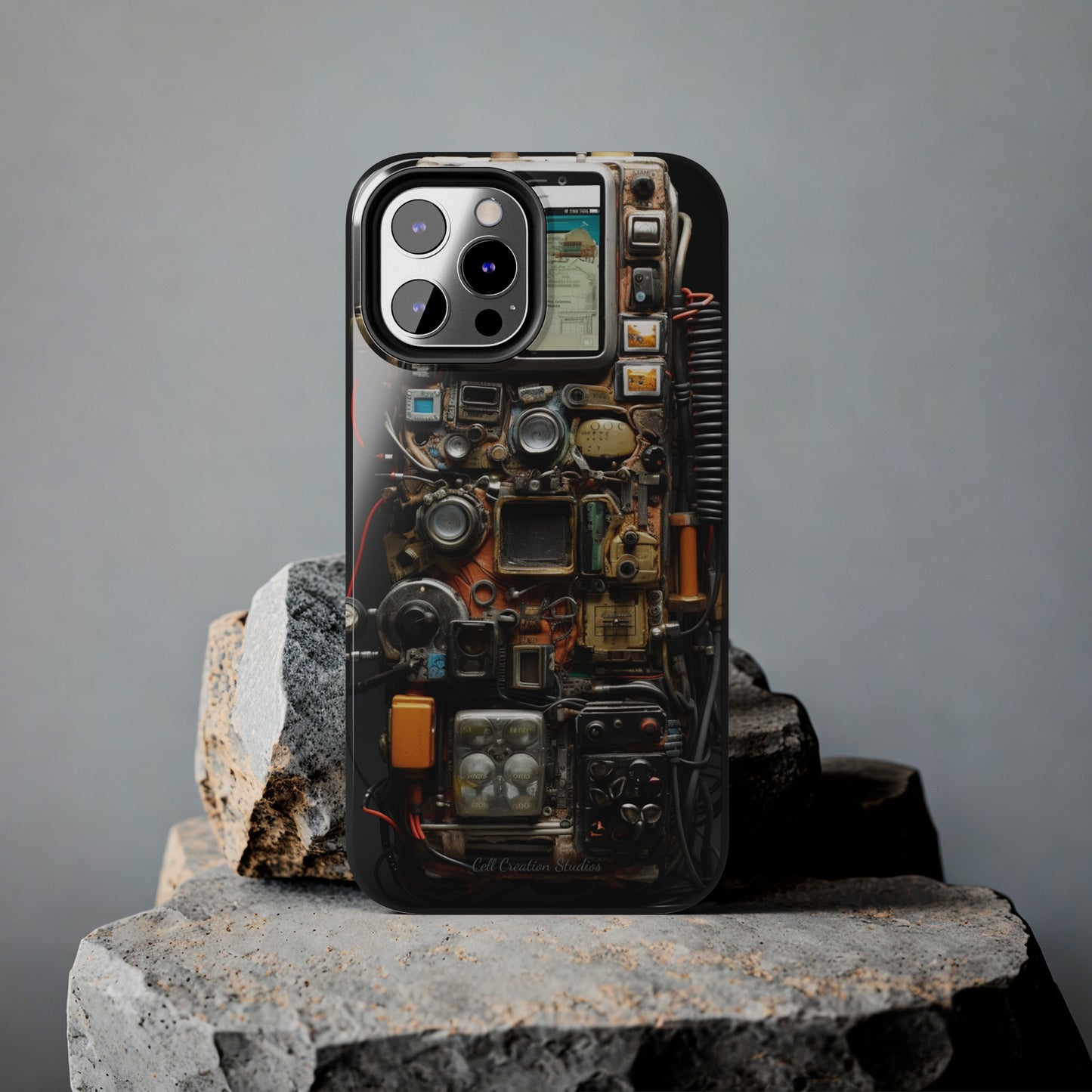 Introducing the "Tech Insight" Cell Phone Case – Explore Inner Workings with Transparent Design -Tough Phone Cases