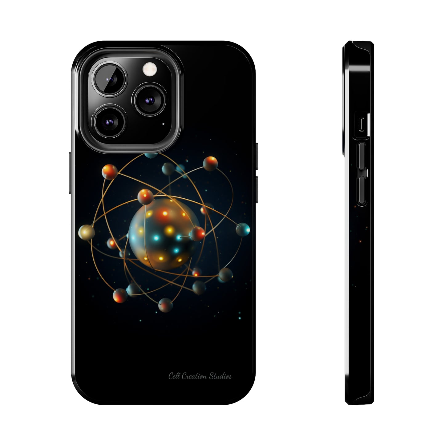 The "Atomic Elegance" Phone Case -Tough Phone Cases