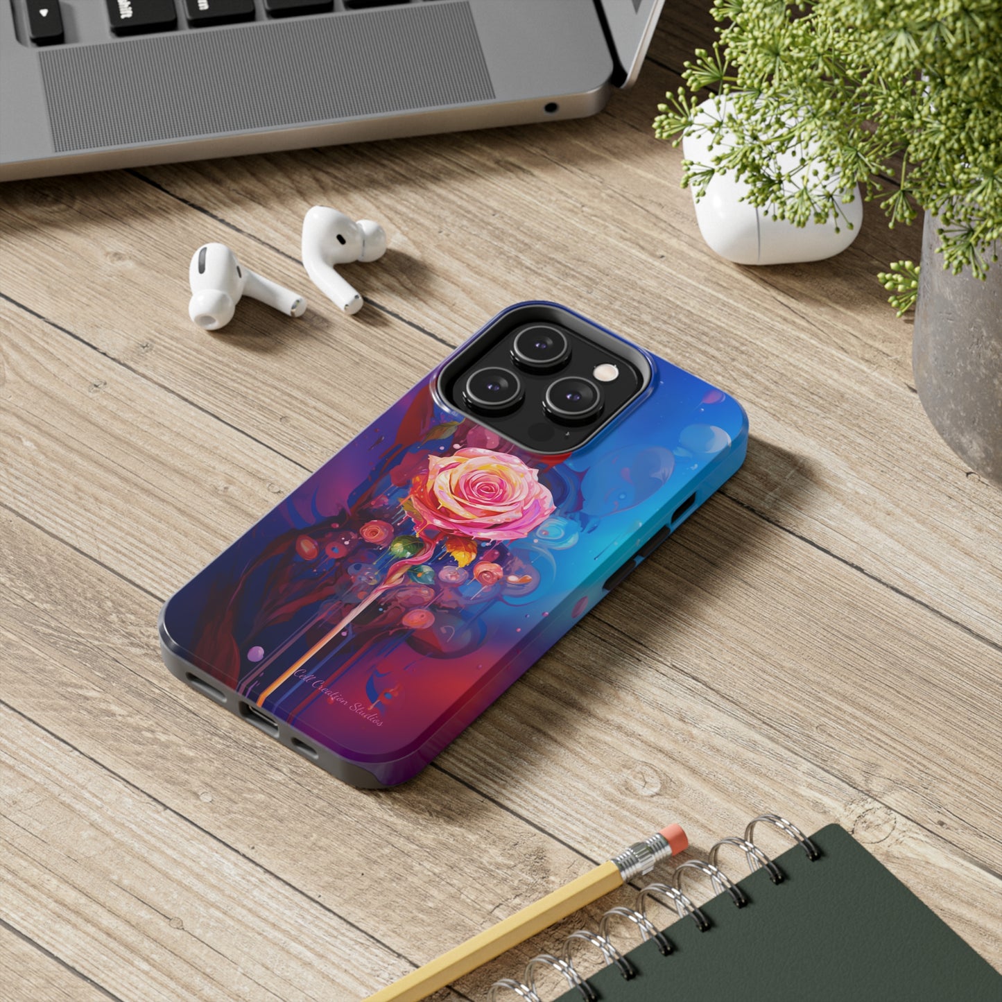 "Dreamy Rose Bloom Fantasy" -Tough iPhone Cases