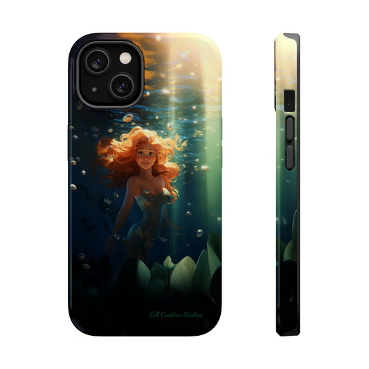 Dive into Enchantment with Our "Ariel Little Mermaid" Phone Case -MagSafe Tough Cases