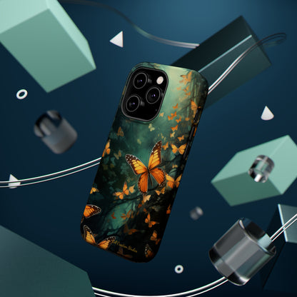 Introducing the "Butterfly Symphony" Cell Phone Case – Embrace the Dance of Nature! -MagSafe Tough Cases