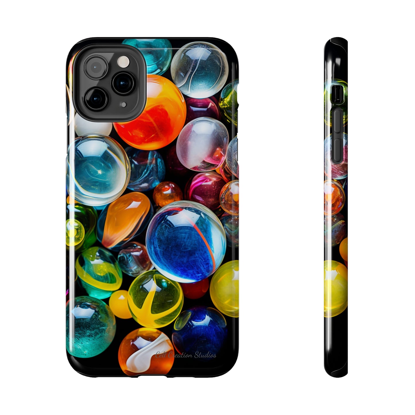 Introducing the "Vibrant Marbles Mosaic" Cell Phone Case – Carry a Kaleidoscope of Colors! -Tough Phone Cases