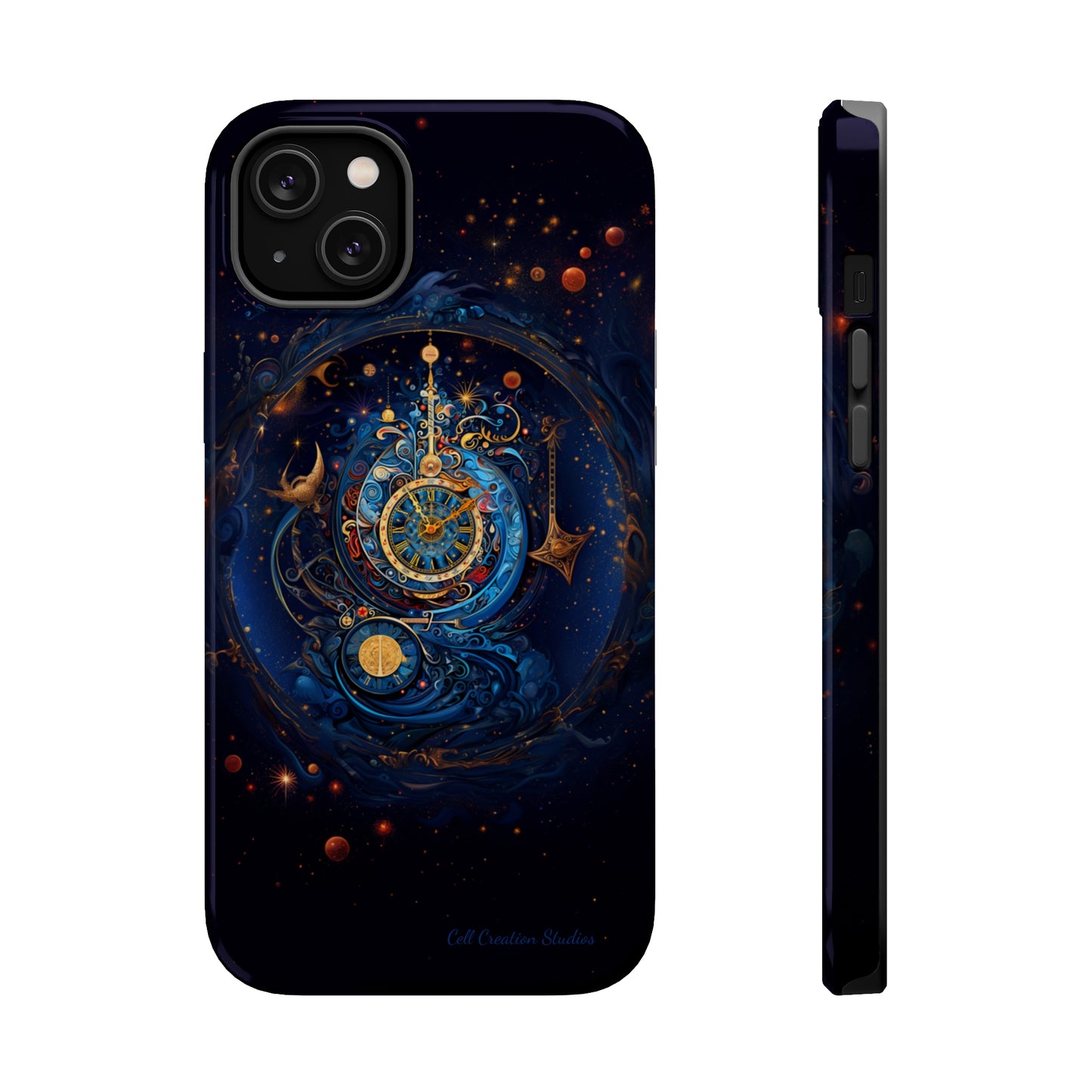 "Cosmic Clock Elegance" -MagSafe Tough iPhone Cases