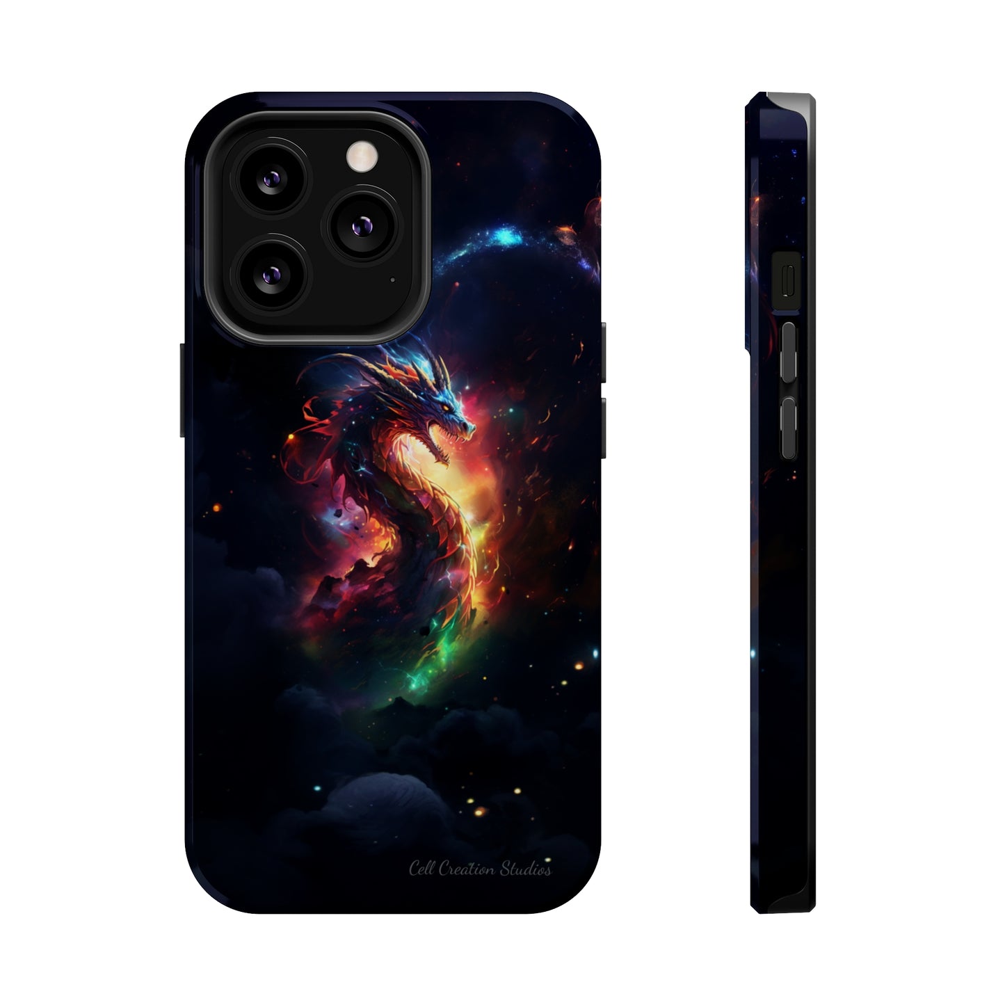 "Cosmic Dragon Unleashed" -MagSafe Tough iPhone Cases