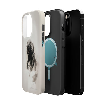 "Moonlit Shadow" Werewolf Sketch Cell Phone Case -MagSafe Tough Cases