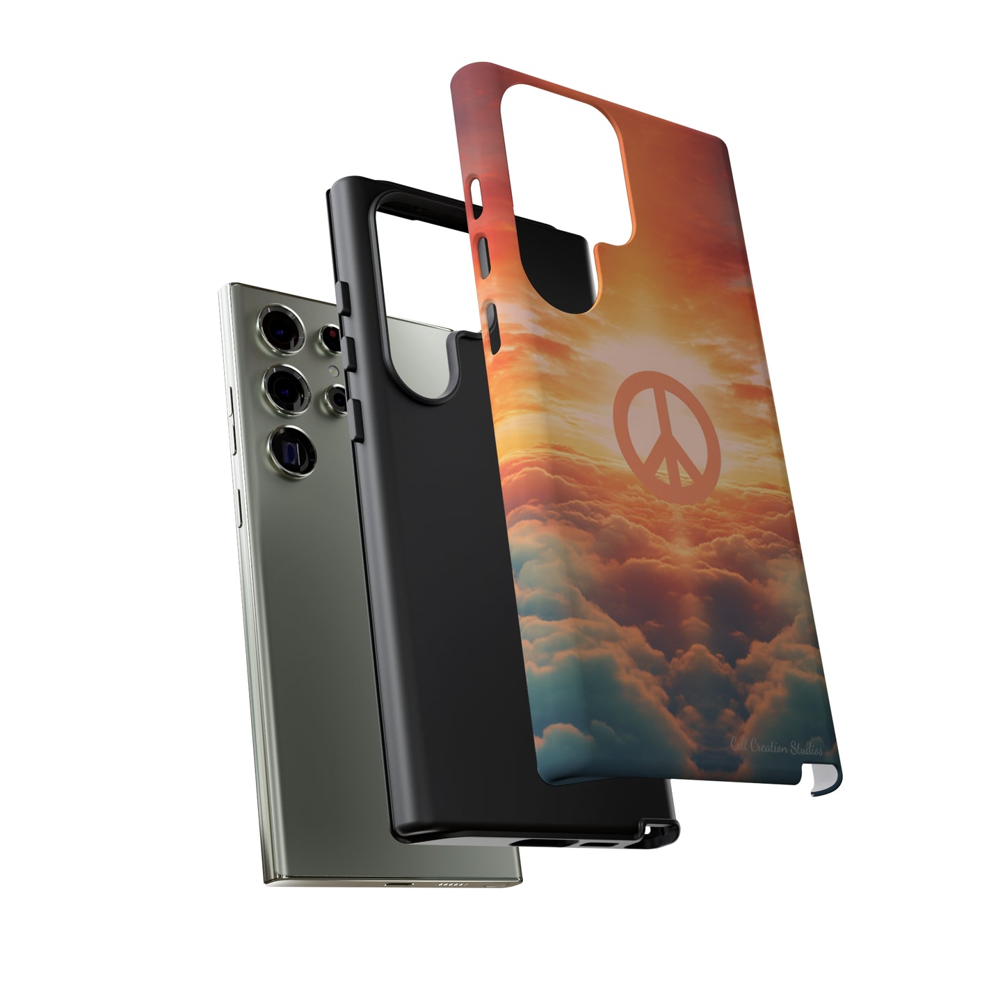 Introducing the "Sky Peace" Cell Phone Case – Carry Tranquility in Your Pocket -Tough Cases