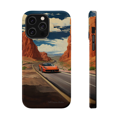 "Desert Racer Ferrari Edition" -MagSafe Tough iPhone Cases