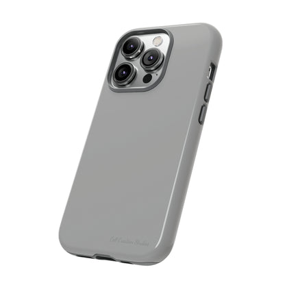 "Sleek Silver Essence" -Tough iPhone Cases