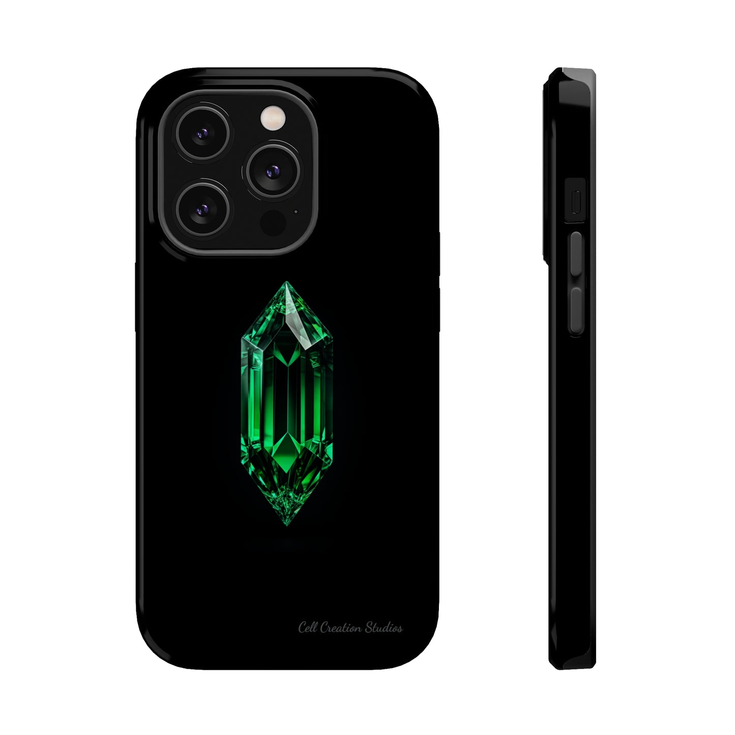 "Emerald Elegance" Phone Case -MagSafe Tough Cases