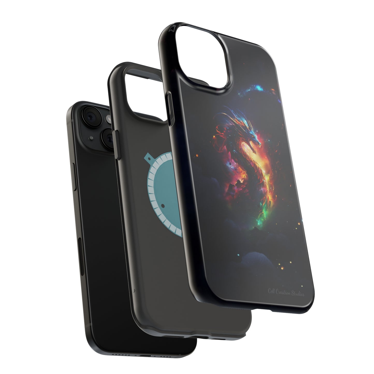 "Cosmic Dragon Unleashed" -MagSafe Tough iPhone Cases