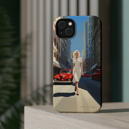 "City Stroll Glamour" Marilyn Monroe Phone Case -MagSafe Tough Cases