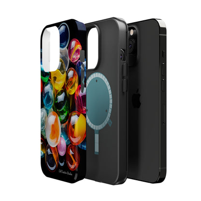 Introducing the "Vibrant Marbles Mosaic" Cell Phone Case – Carry a Kaleidoscope of Colors! -MagSafe Tough Cases