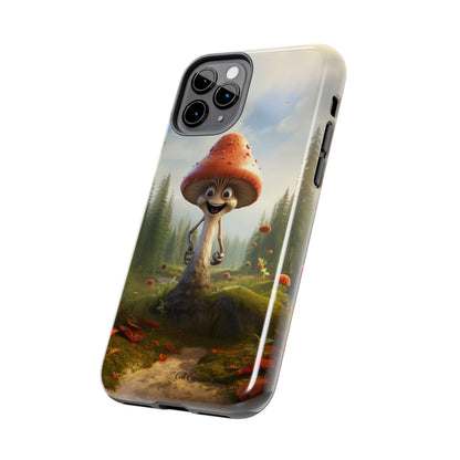 Introducing the "Smiling Mushroom" Cell Phone Case – Spread Joy with Every Glance! -Tough Phone Cases