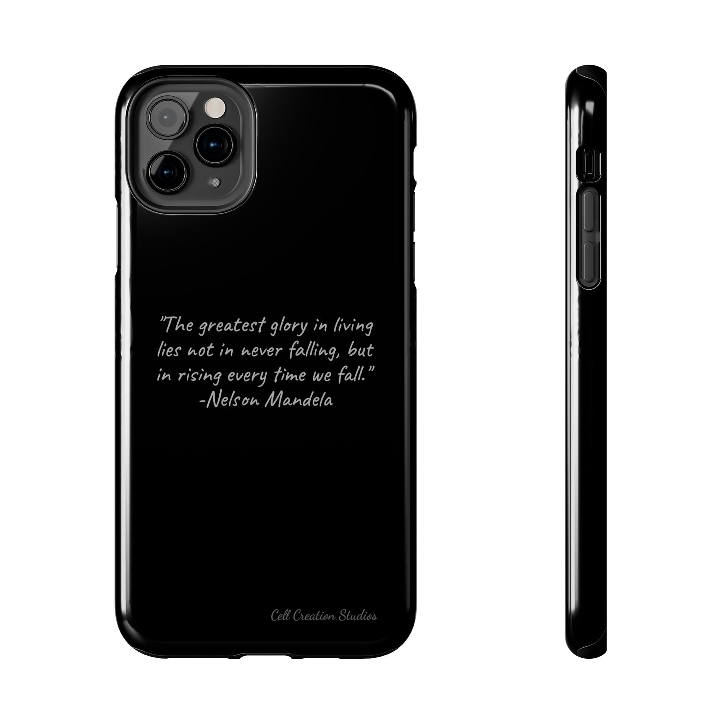 "Rising Glory" Nelson Mandela Quote Phone Case -Tough Phone Cases