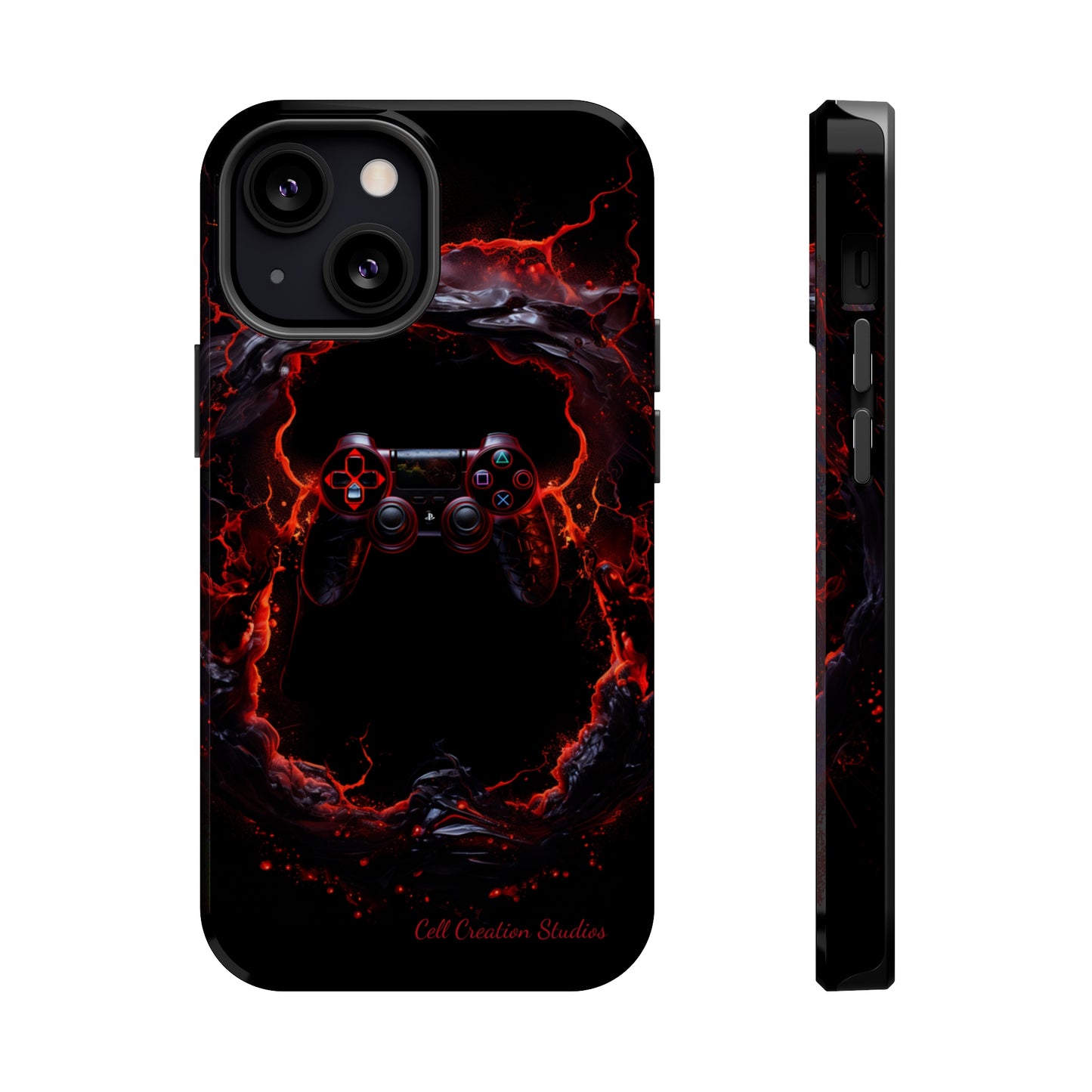 "InfernoGamer Plasma Burst" -MagSafe Tough iPhone Cases