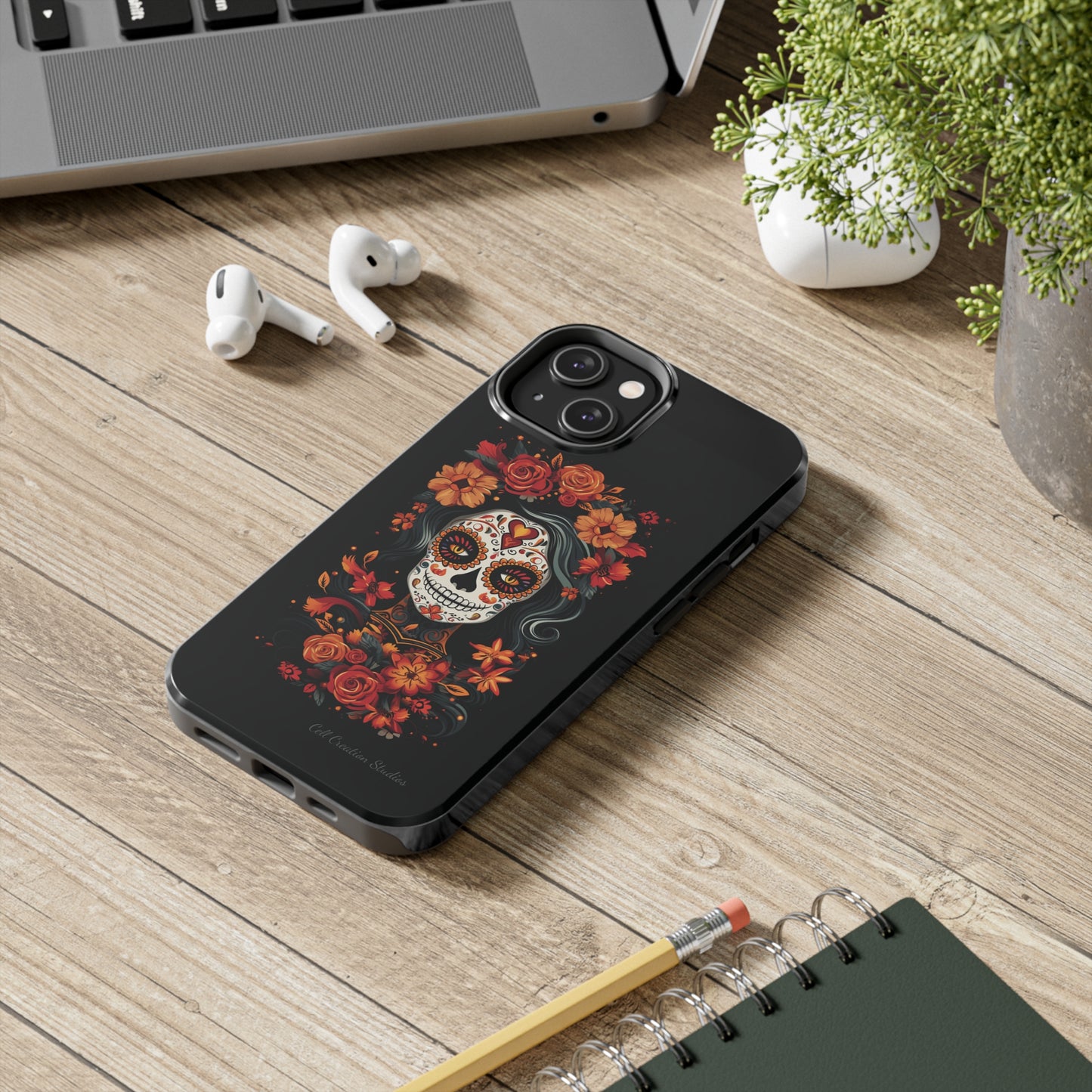 Introducing the "Day of the Dead Fiesta" Cell Phone Case – Celebrate Life in Style -Tough Phone Cases