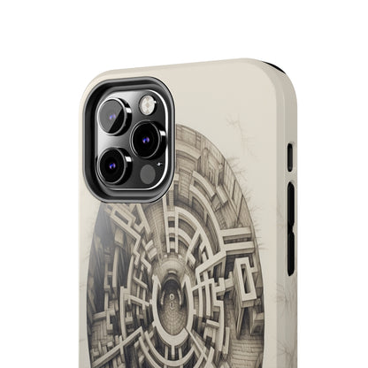 "Discover the Mystery: Maze-Inspired Cell Phone Case" -Tough Phone Cases