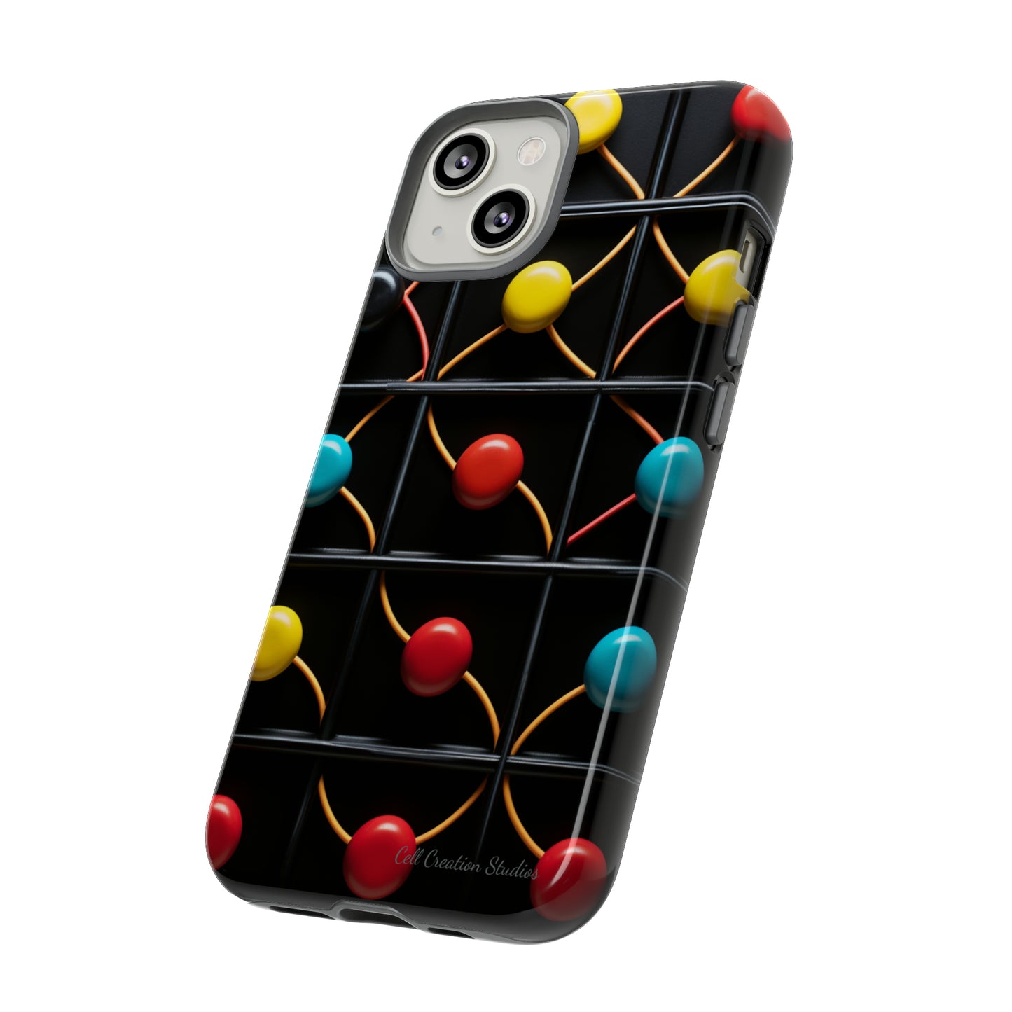 "Vibrant Spheres Fusion" -Tough Phone Cases