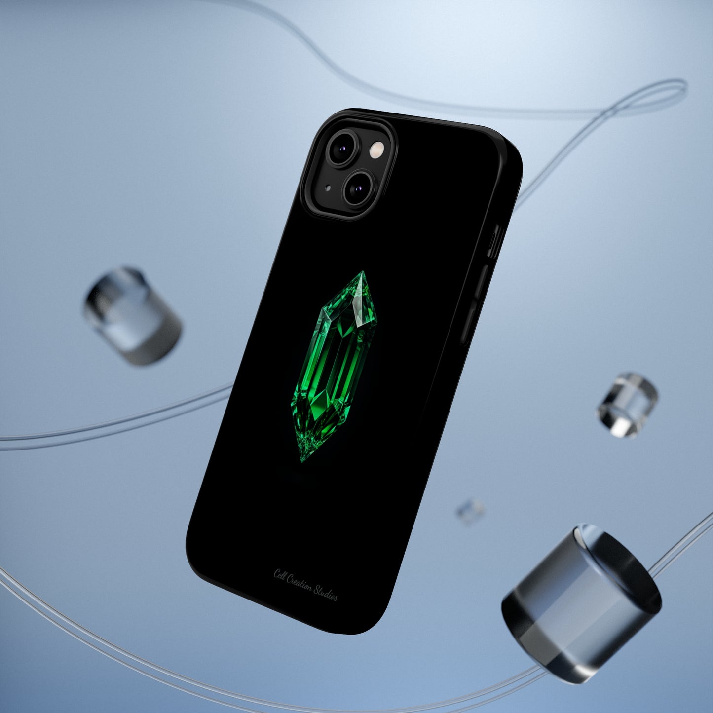 "Emerald Elegance" Phone Case -MagSafe Tough Cases