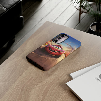 The "Smiling Red Racer" Phone Case -Tough Cases