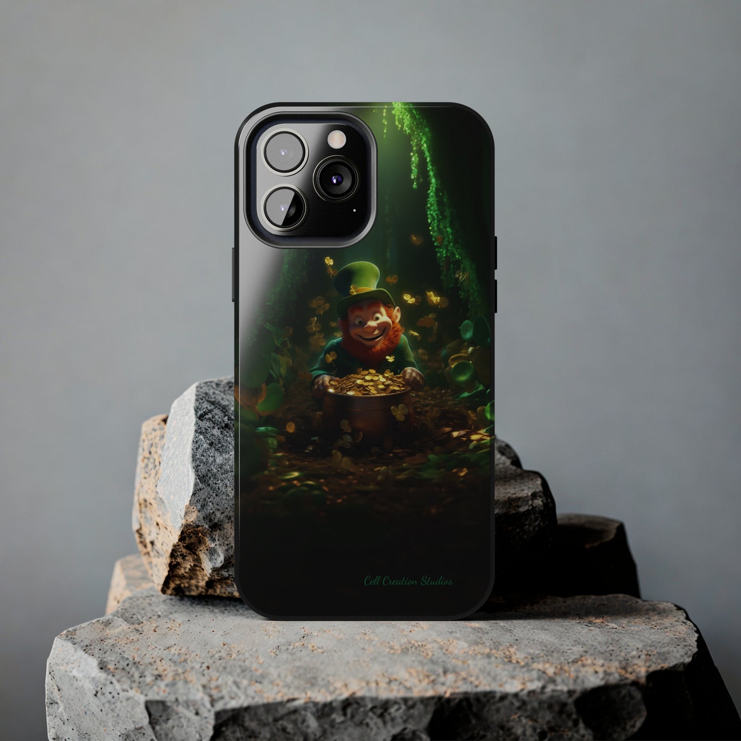 Introducing the "Leprechaun's Pot of Gold" Cell Phone Case – A Touch of Irish Charm -Tough Phone Cases