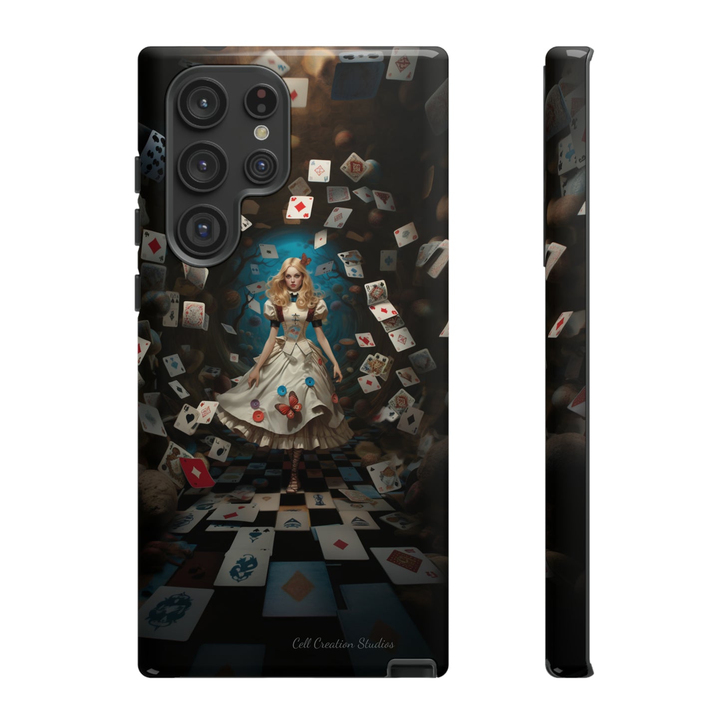 Introducing the "Alice in Wonderland" Cell Phone Case – A Journey Through Imagination -Tough Cases