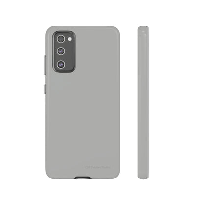 "Sleek Silver Essence" -Tough Samsung Phone Cases