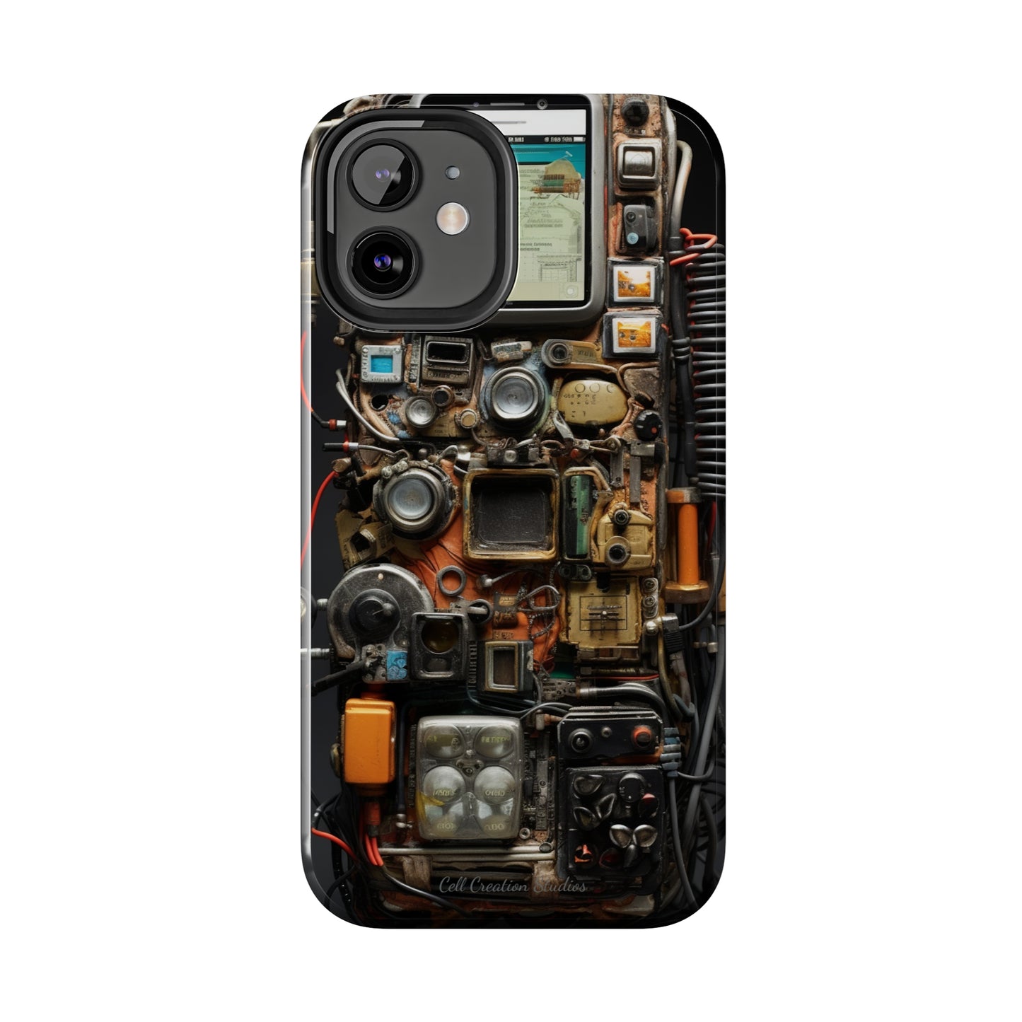 Introducing the "Tech Insight" Cell Phone Case – Explore Inner Workings with Transparent Design -Tough Phone Cases