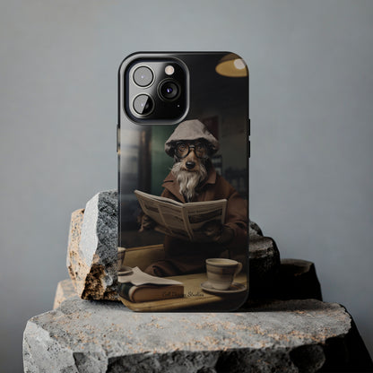 Introducing the "Canine Scholar" Cell Phone Case – Where Canine Meets Wisdom. -Tough Phone Cases