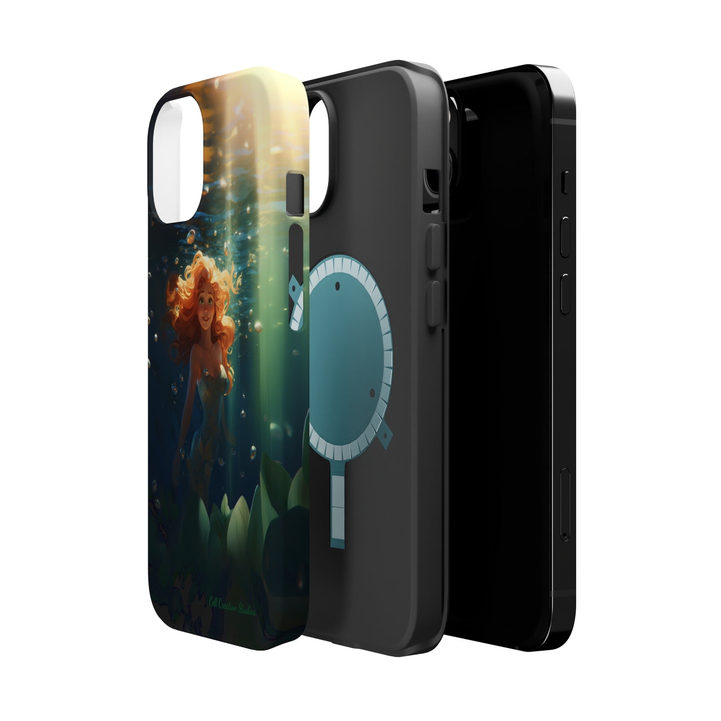 Dive into Enchantment with Our "Ariel Little Mermaid" Phone Case -MagSafe Tough Cases