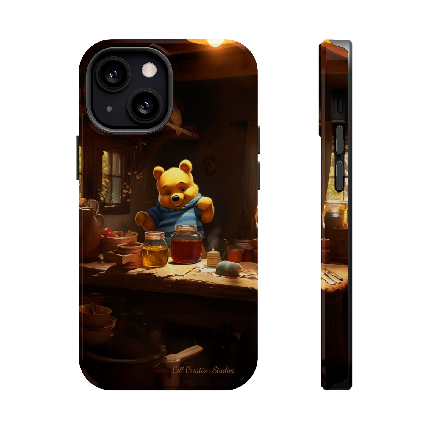 Introducing the "Winnie-The-Pooh's Honey Haven" Cell Phone Case – A Sweet Nostalgic Delight -MagSafe Tough Cases