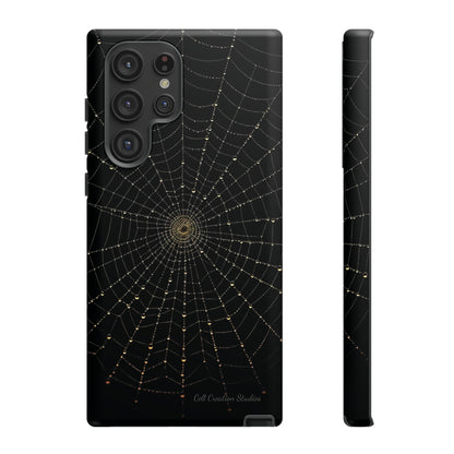 "Silken Noir Guardian" -Tough Samsung Phone Cases