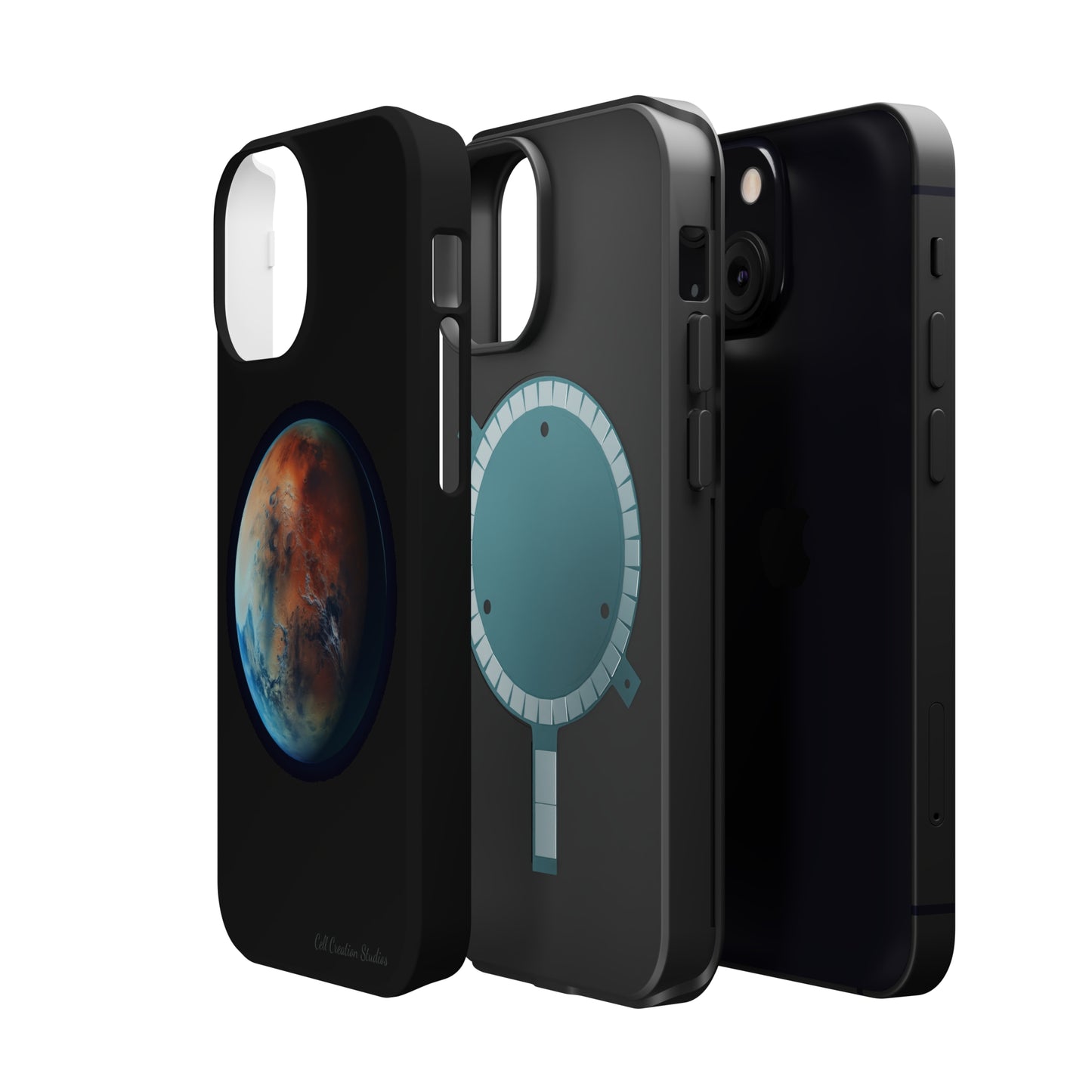 Introducing the "Mars Marvel" Cell Phone Case – Explore the Red Planet -MagSafe Tough Cases