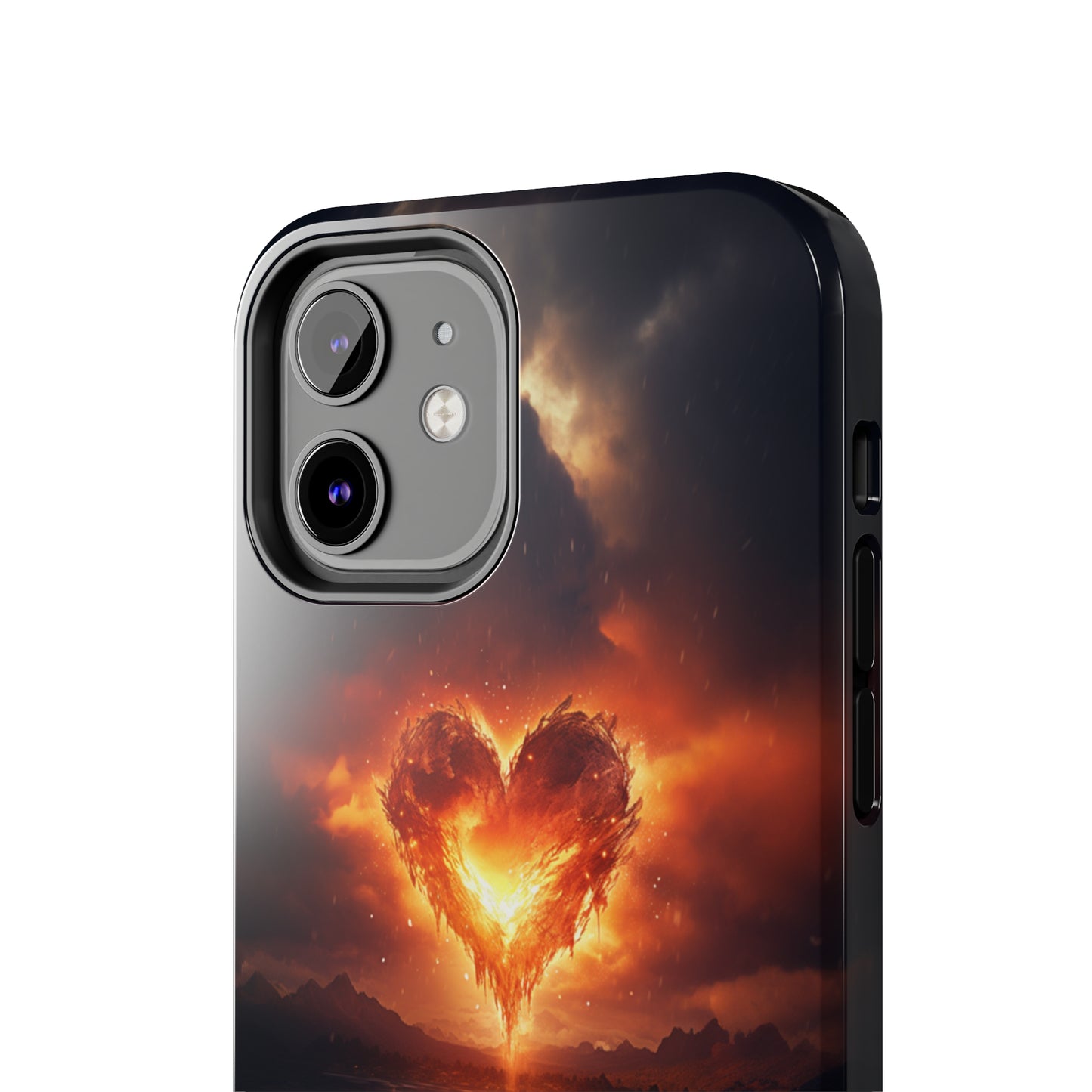 Introducing the "Flaming Heart" Cell Phone Case – Ignite Your Passion! -Tough Phone Cases