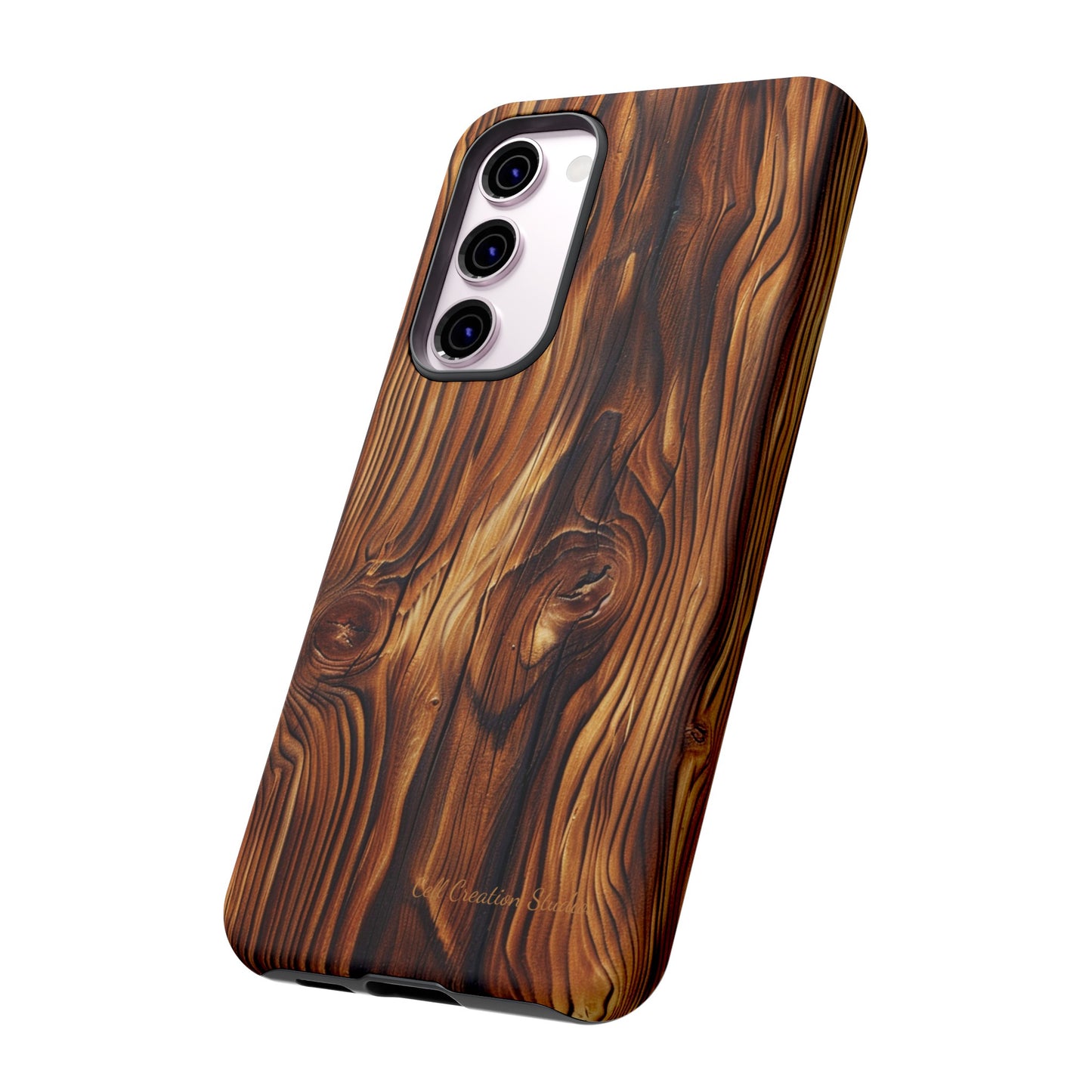 "Wood Grain Elegance" Tough Samsung Galaxy Cases