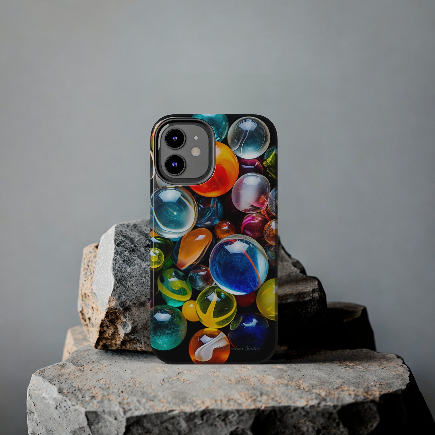 Introducing the "Vibrant Marbles Mosaic" Cell Phone Case – Carry a Kaleidoscope of Colors! -Tough Phone Cases