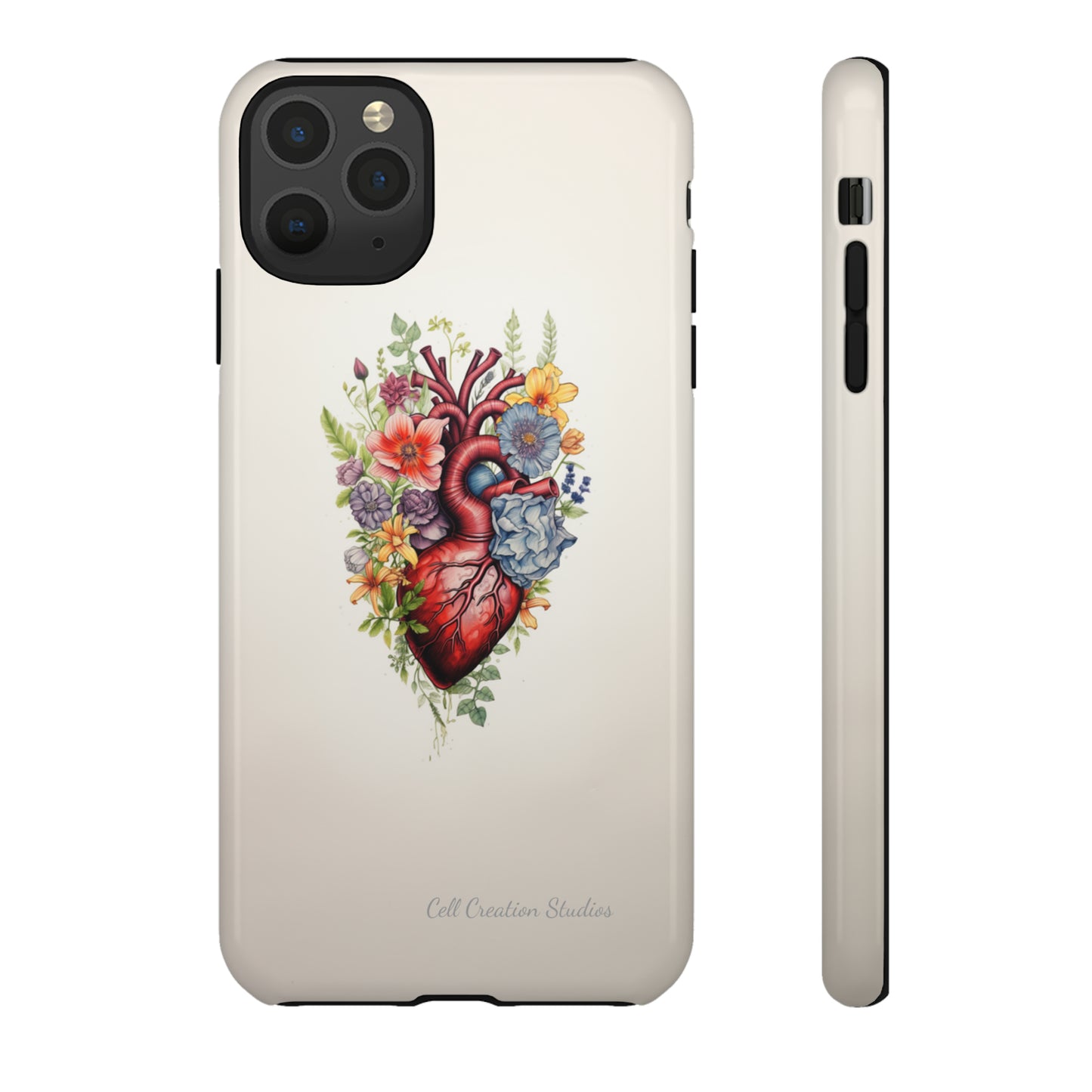 "Blooming Hearts" -Tough iPhone Cases