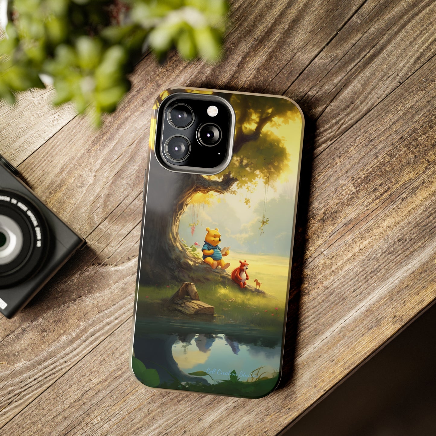 Introducing the "Winnie-The-Pooh Storytime" Cell Phone Case – A Nostalgic Journey with Friends -Tough Phone Cases