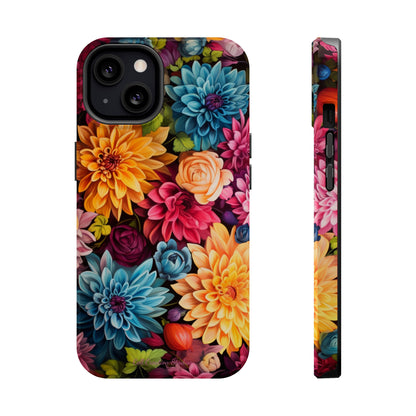 Introducing the "Floral Harmony" Cell Phone Case – Elevate Your Style with Nature's Grace -MagSafe Tough Cases