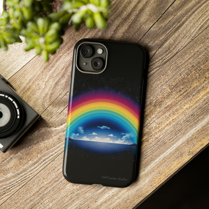 "Vibrant Skies: Rainbow Sunset" Cell Phone Case -Tough Cases