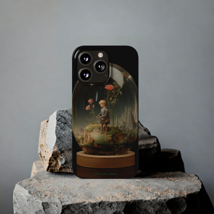 Introducing the "Miniature Gardener" Cell Phone Case – Embrace Your Imagination with a Captivating Glass-Encased Design -Slim Phone Cases