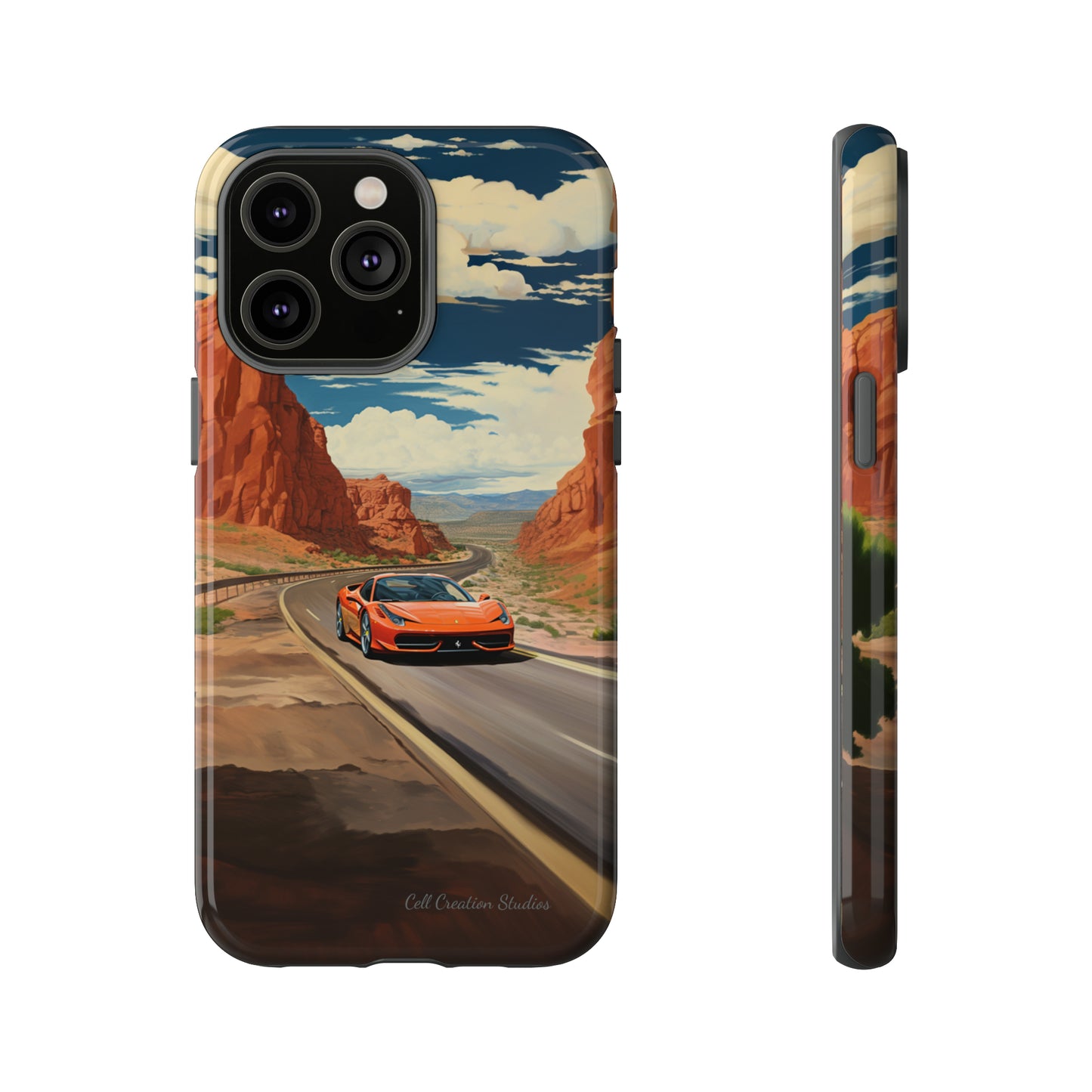 "Desert Racer Ferrari Edition" -Tough iPhone Cases