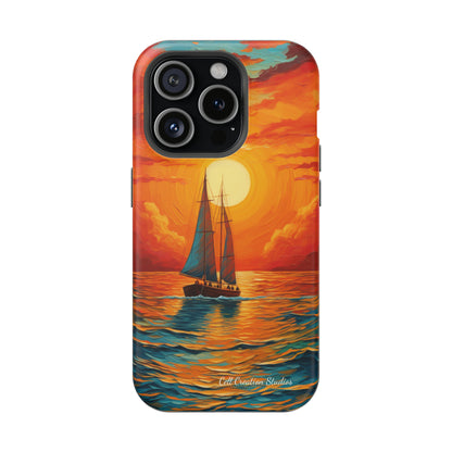 "Sailboat Sunset" - MagSafe Tough iPhone Cases