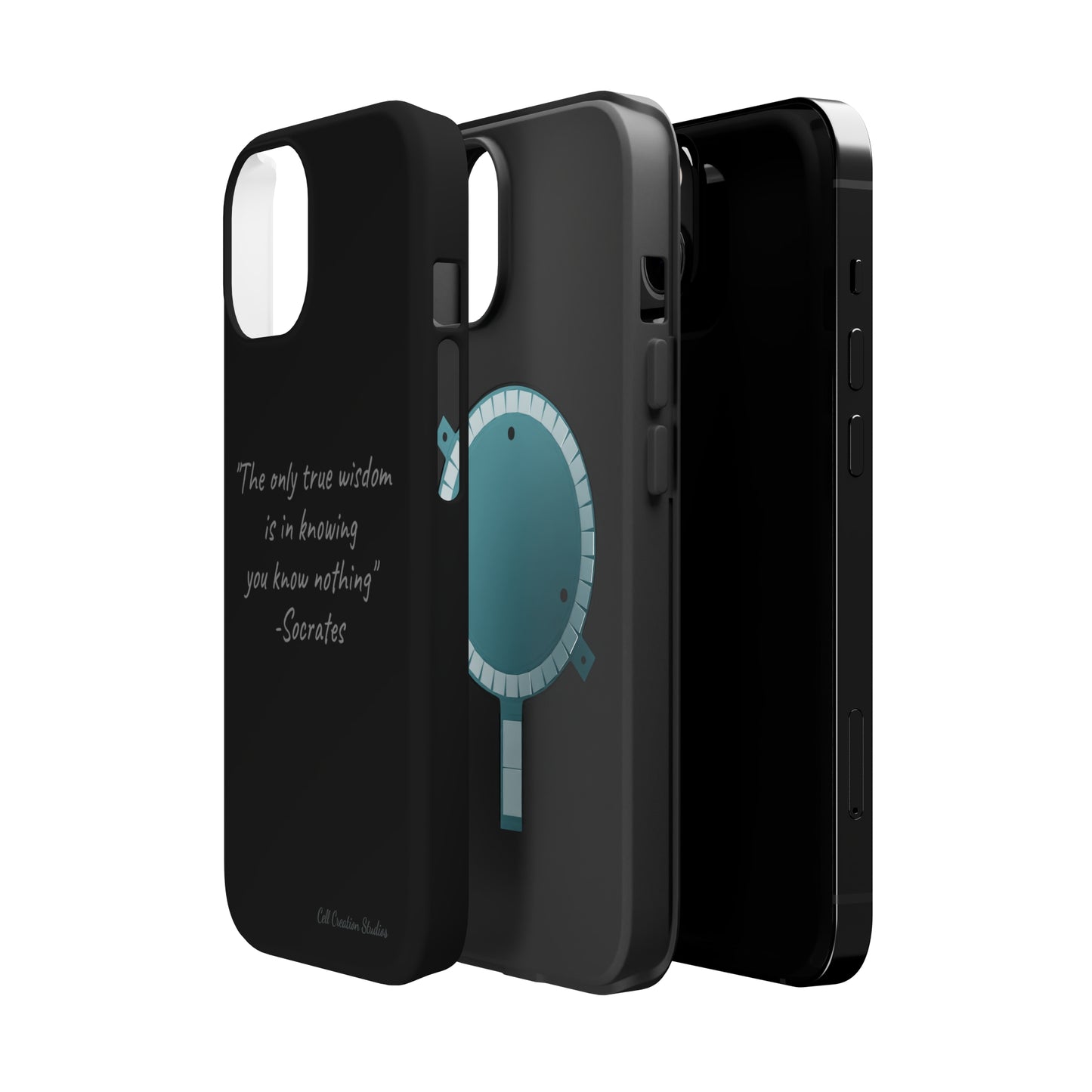 The "Socrates' Wisdom" Quote Phone Case -MagSafe Tough Cases