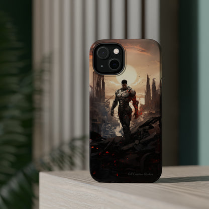 Introducing the "Cyber Guardian" Cell Phone Case – Embrace Futuristic Heroism -MagSafe Tough Cases