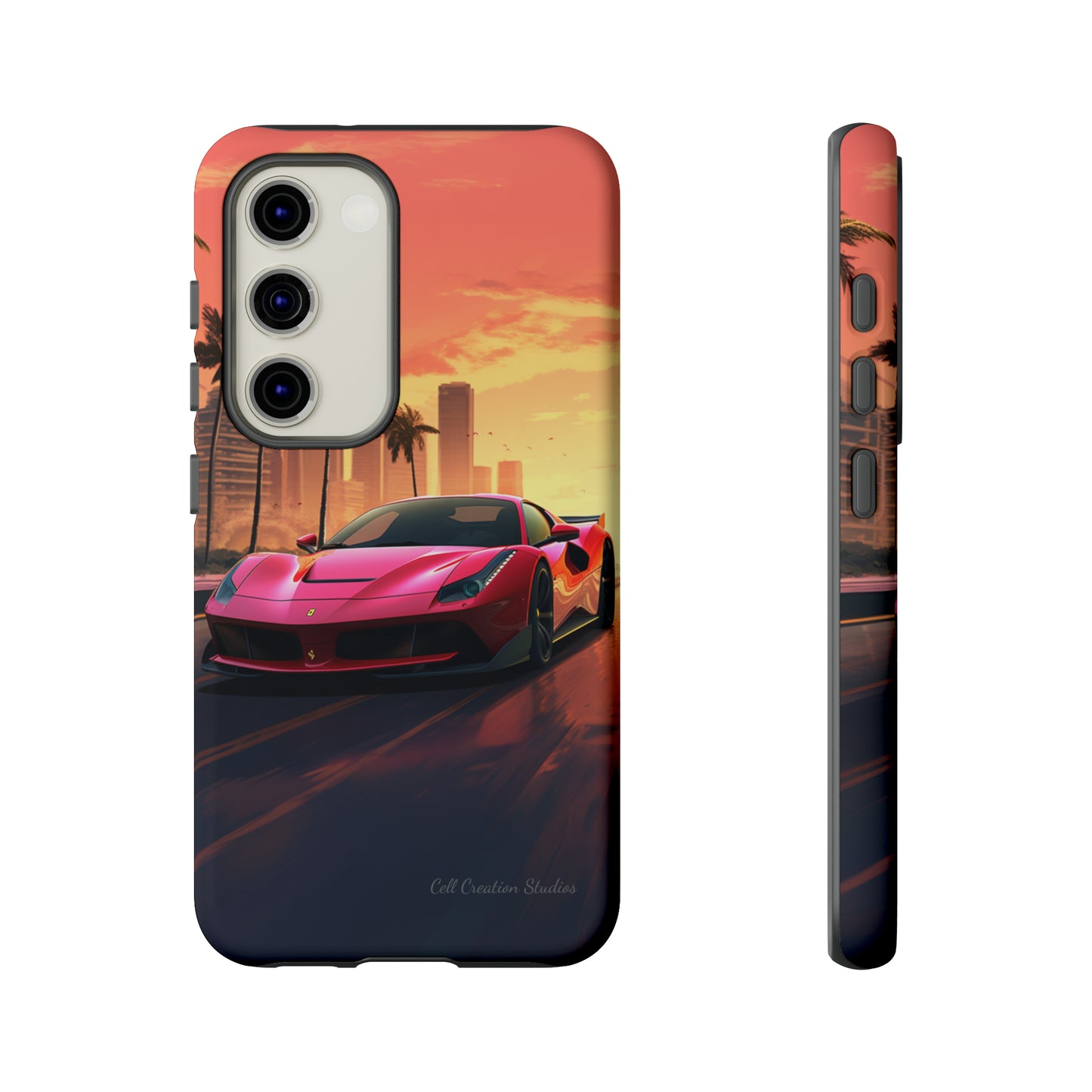 "Sunset Boulevard Ferrari Edition" -Tough Samsung Phone Cases