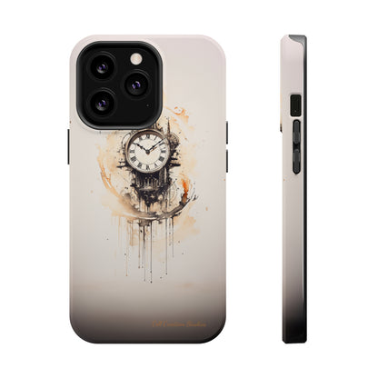 Introducing the "Elegant Clockwork" Cell Phone Case – Embrace Timekeeping with Style and Grace -MagSafe Tough Cases