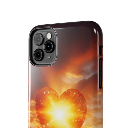 Introducing the "Sunlit Heart" Cell Phone Case – Embrace Love and Radiance -Tough Phone Cases